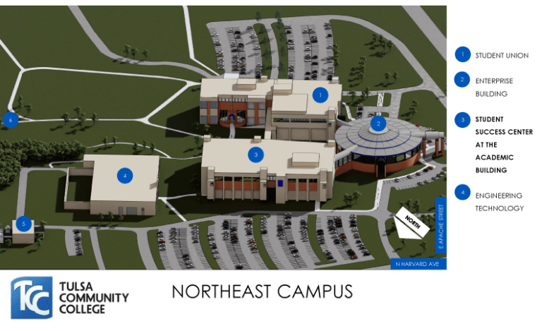 91Ӱ Northeast Campus Map